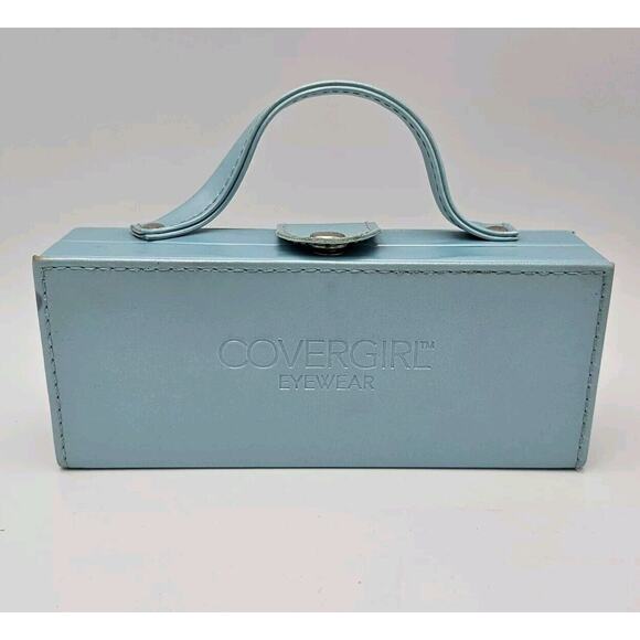 CoverGirl Eyewear Light Blue Eyeglass Hard Case Classic - Picture 1 of 5